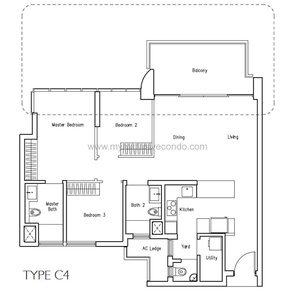 New Launch Condo - LakeVille - Type C4
