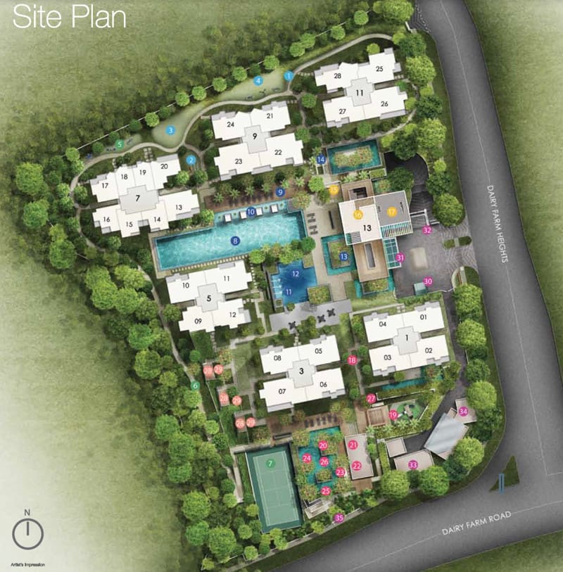 The Skywoods - Siteplan