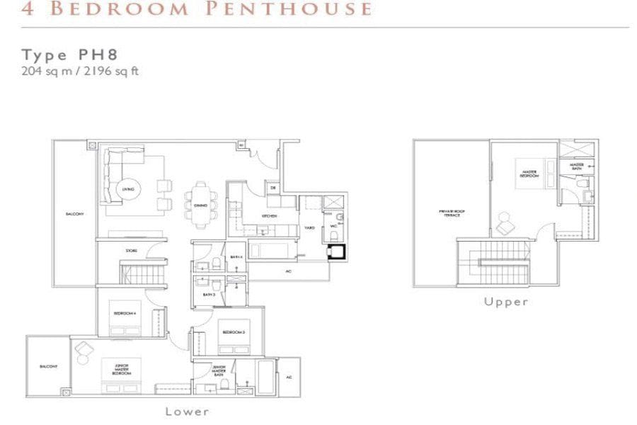 Robin Residences - 4 Bedroom (PH8)