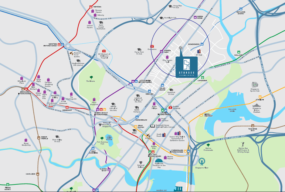 Sturdee Residences - Location Map