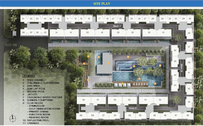 Seletar Park Residence - SitePlan