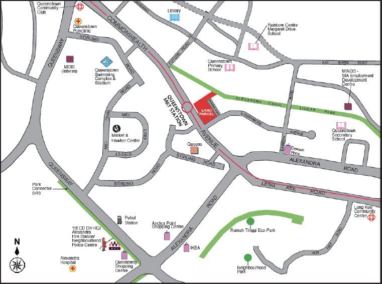 Queens Peak at Queenstown - Location Map