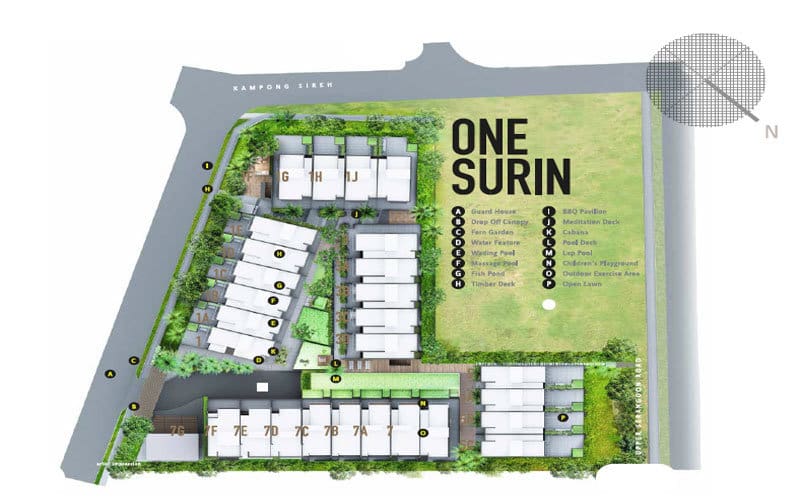 One Surin - Siteplan