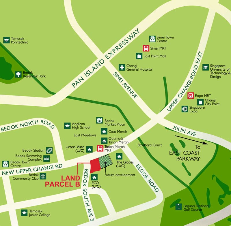 Grandeur Park Residences - Location Map