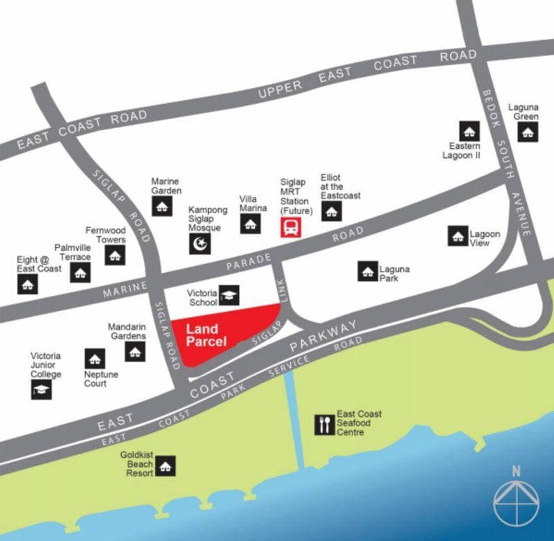 Seaside Residences - Location Map