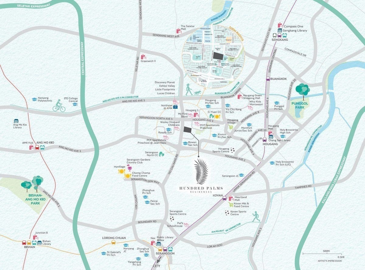 Location Map - Hundred Palms Residences 