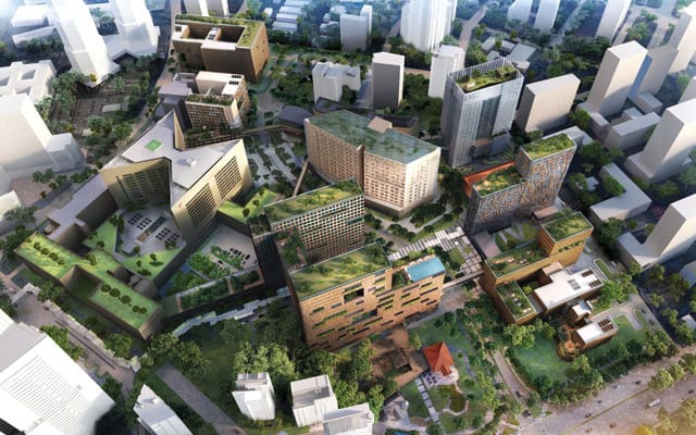 Artist Impression of Novena Health City