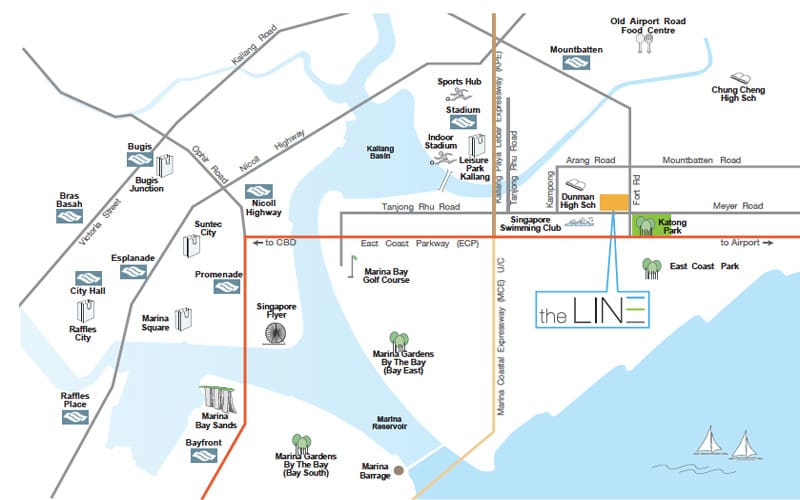 The Line - Location Map The Line - Location Map