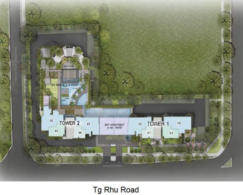 The Line @ Tanjong Rhu - Site Plan