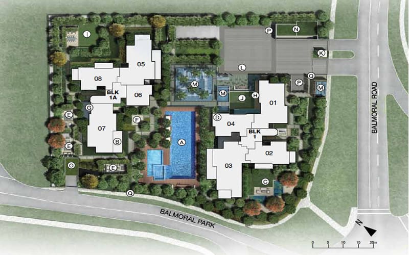 One Balmoral -Site Plan