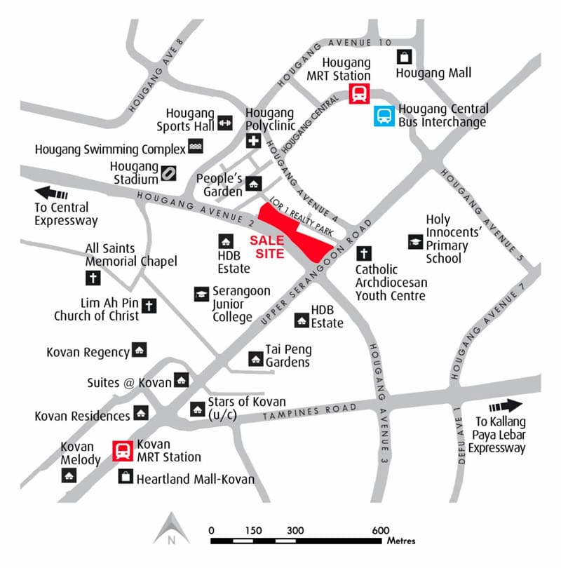 Location of Residential Plot at Lor 1 Realty Park