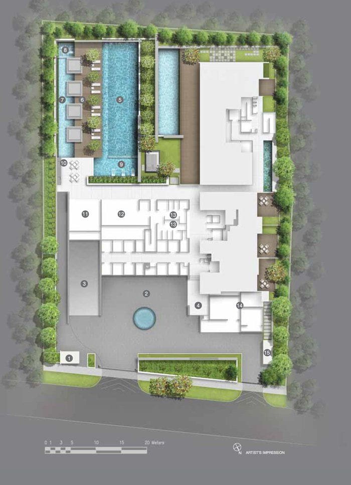 Siteplan of Lloyd Sixty Five