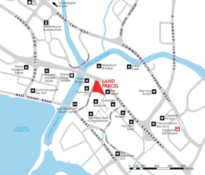 West Coast Vale Land Parcel (Source: URA)