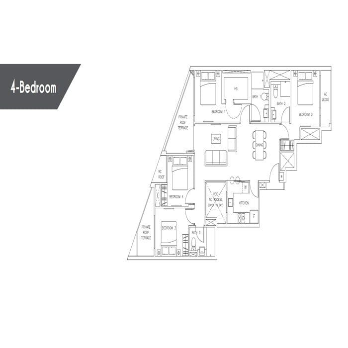 Rezi35 - Floorplans - 4 Bedroom