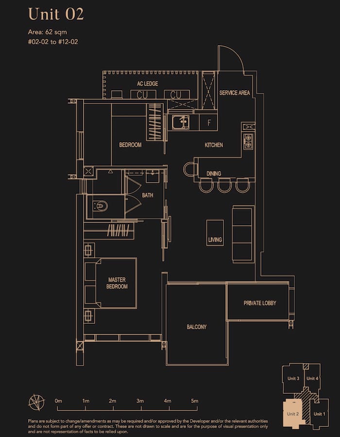 8 Hullet - Floorplan - 2-Bedroom
