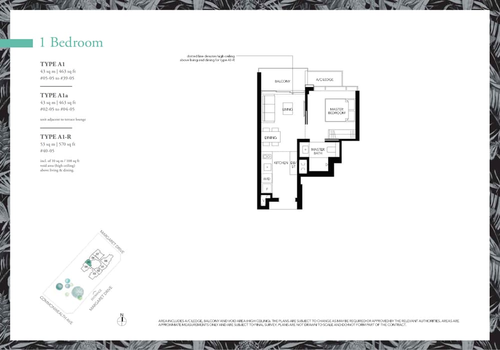 Margaret Ville - Floorplan - 1 Bedroom