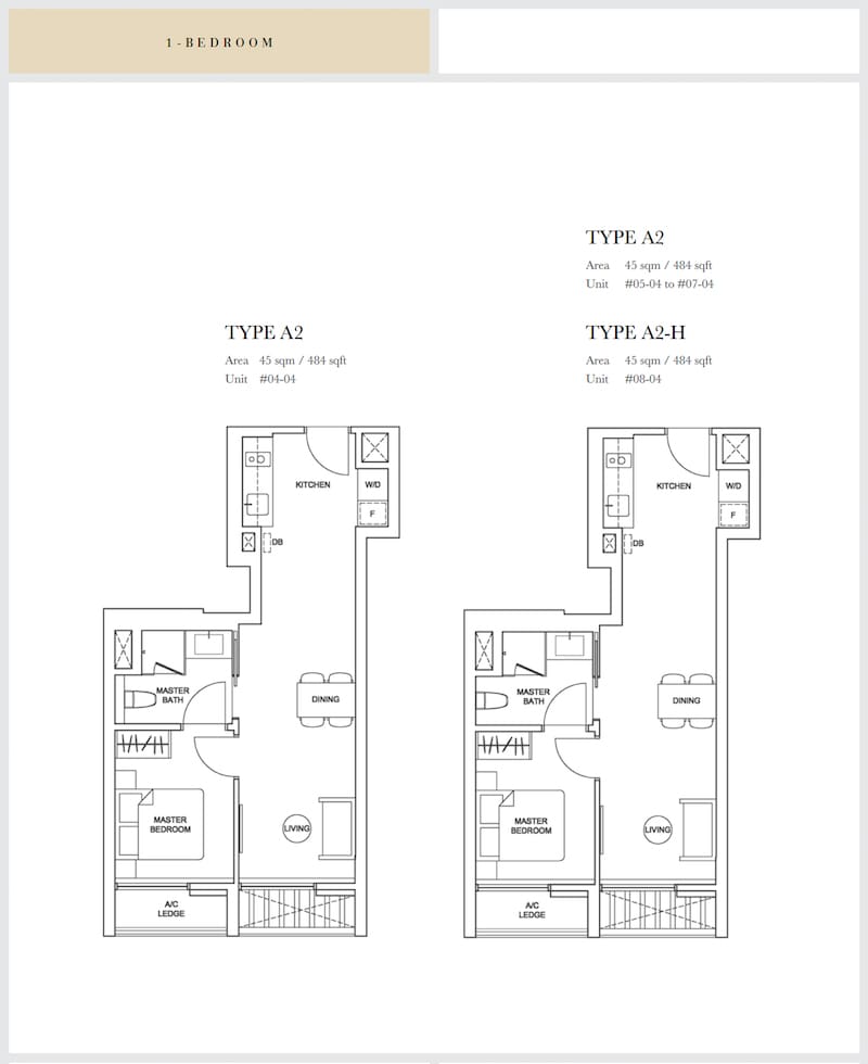 Sixteen35 - Floorplan - 1 Bedroom