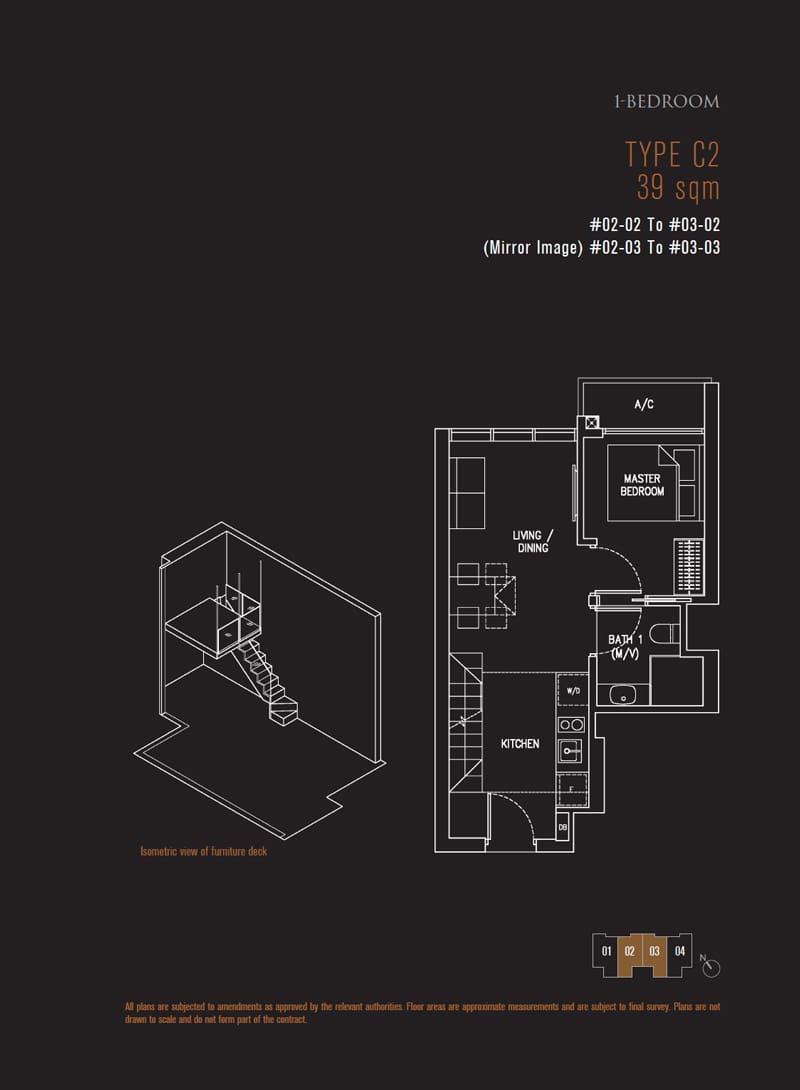 120 Grange - Floorplan - 1 Bedroom