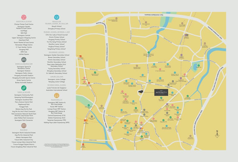 Affinity At Serangoon - Location Map