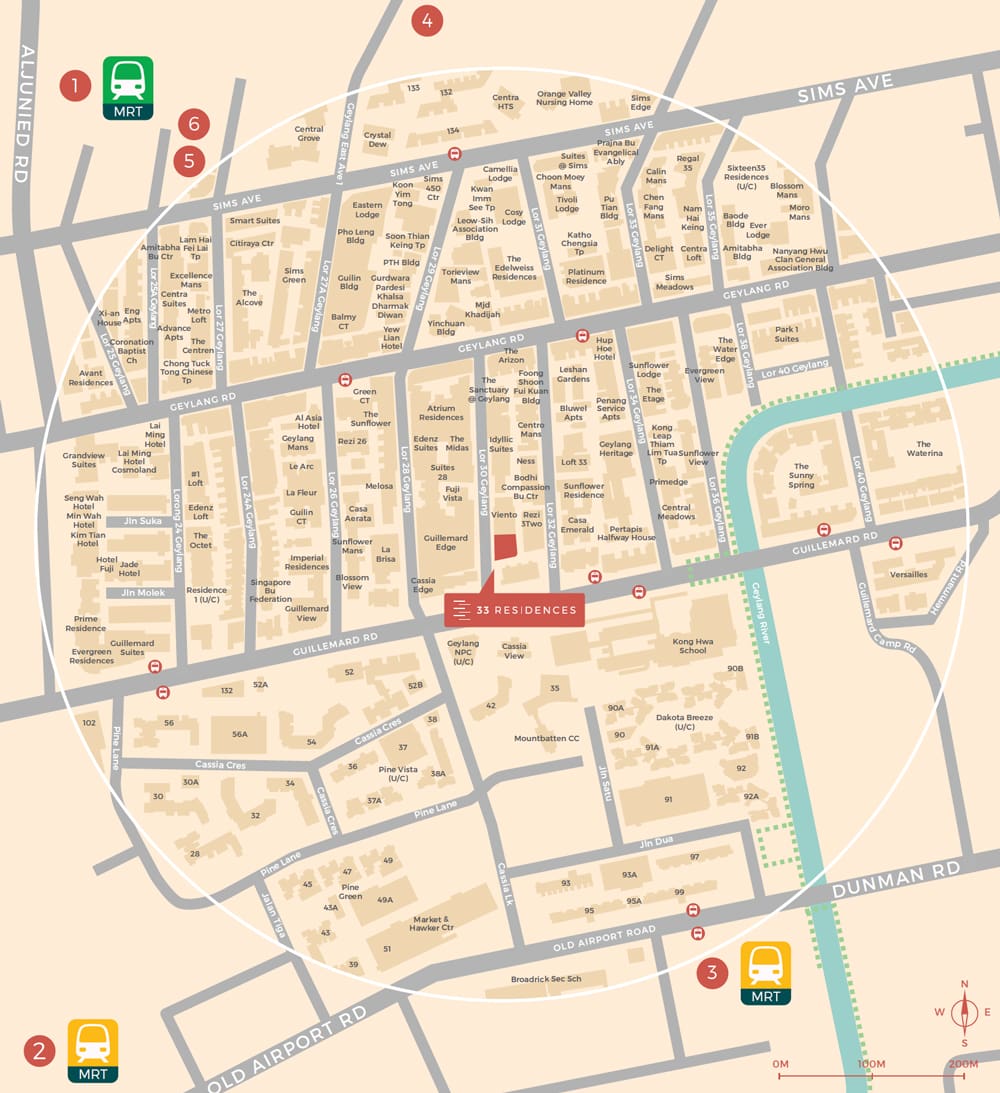 33 Residences - Location Map