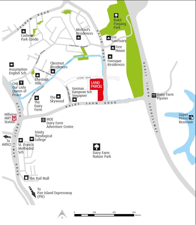 Land parcel along Dairy Farm Road