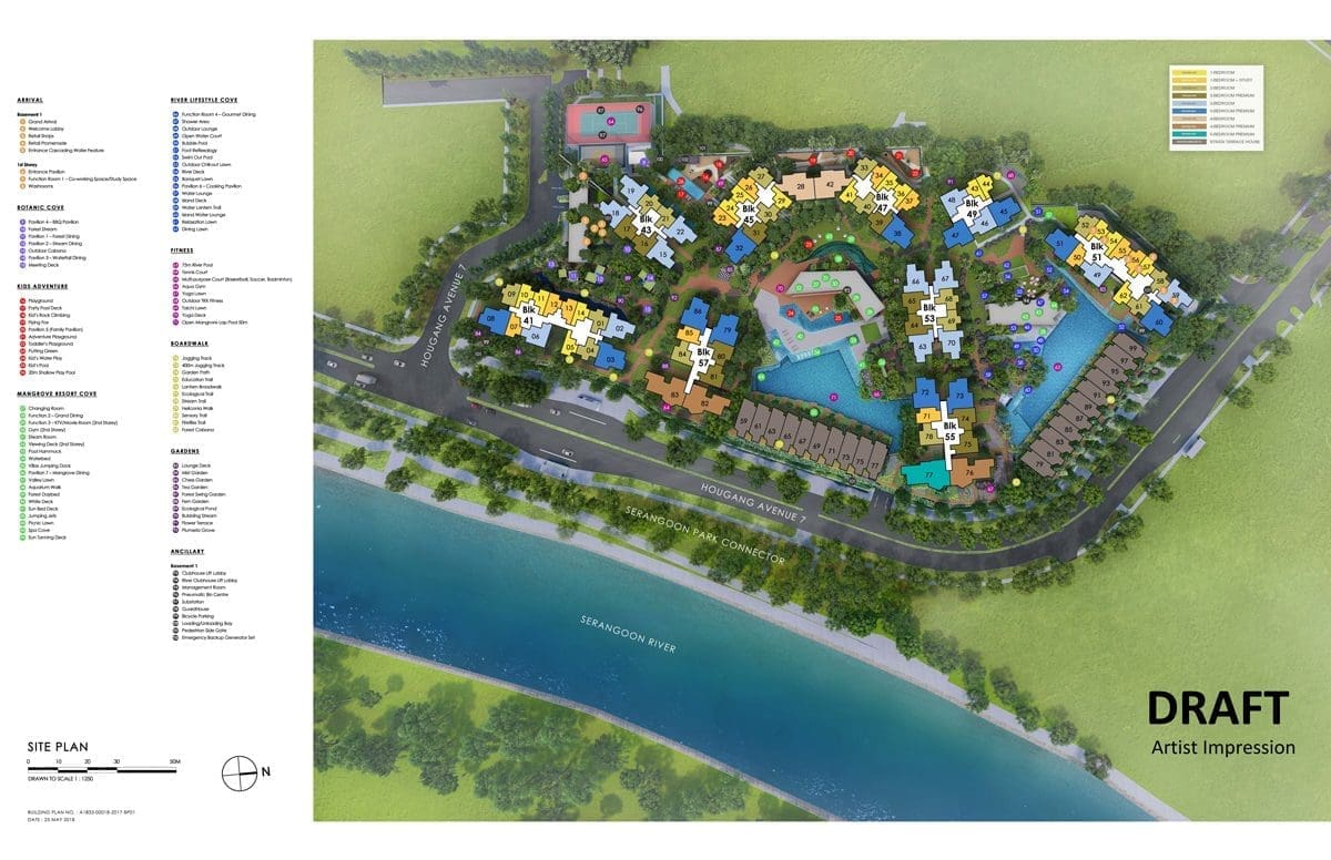 Riverfront Residences - Siteplan