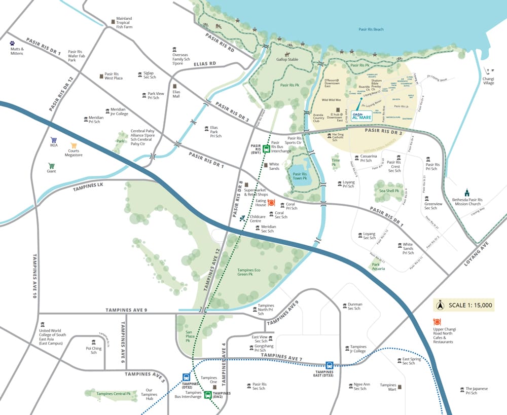 Casa Al Mare - Location Map