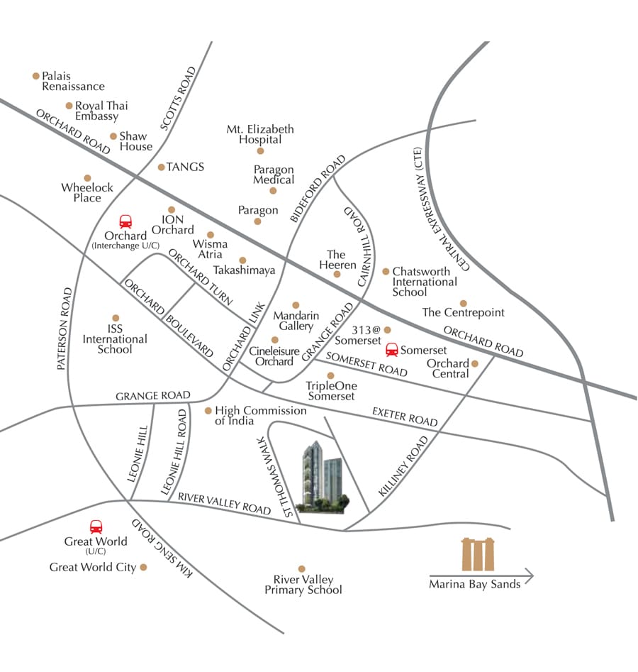 8 St Thomas - Location Map