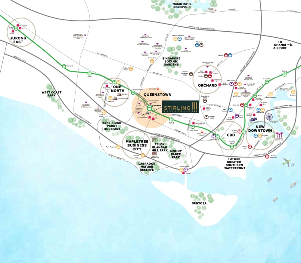 Stirling Residences - Location Map