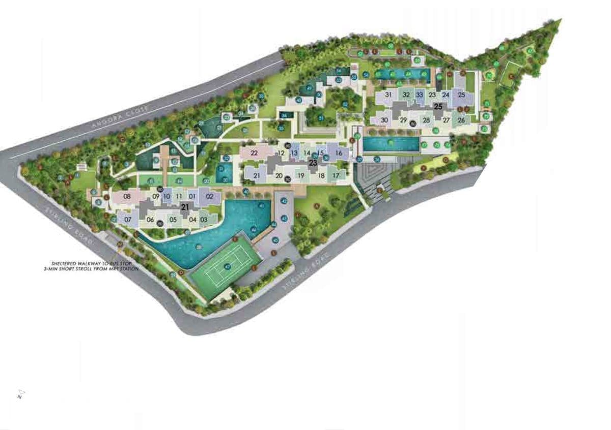 Stirling Residences Siteplan