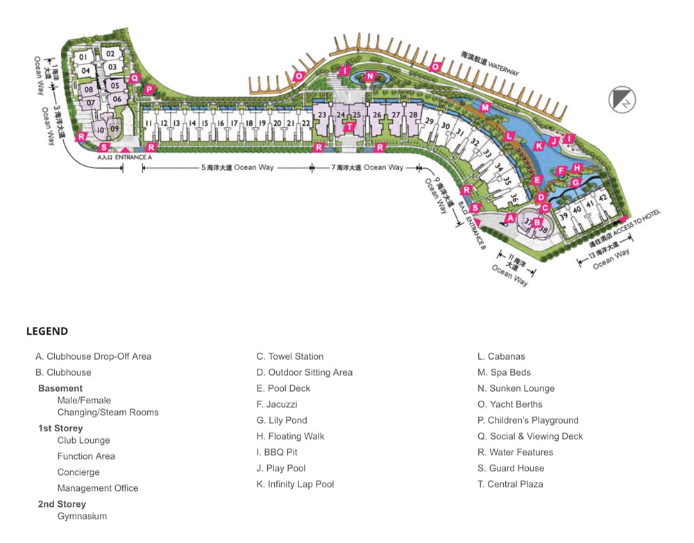 W Residences - Sentosa Cove - Siteplan
