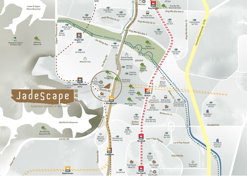 Jadescape - Location Map
