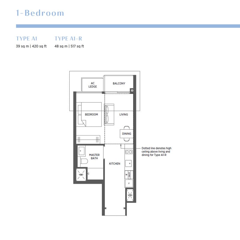 Parc Esta - Floorplan - 1 Bedroom