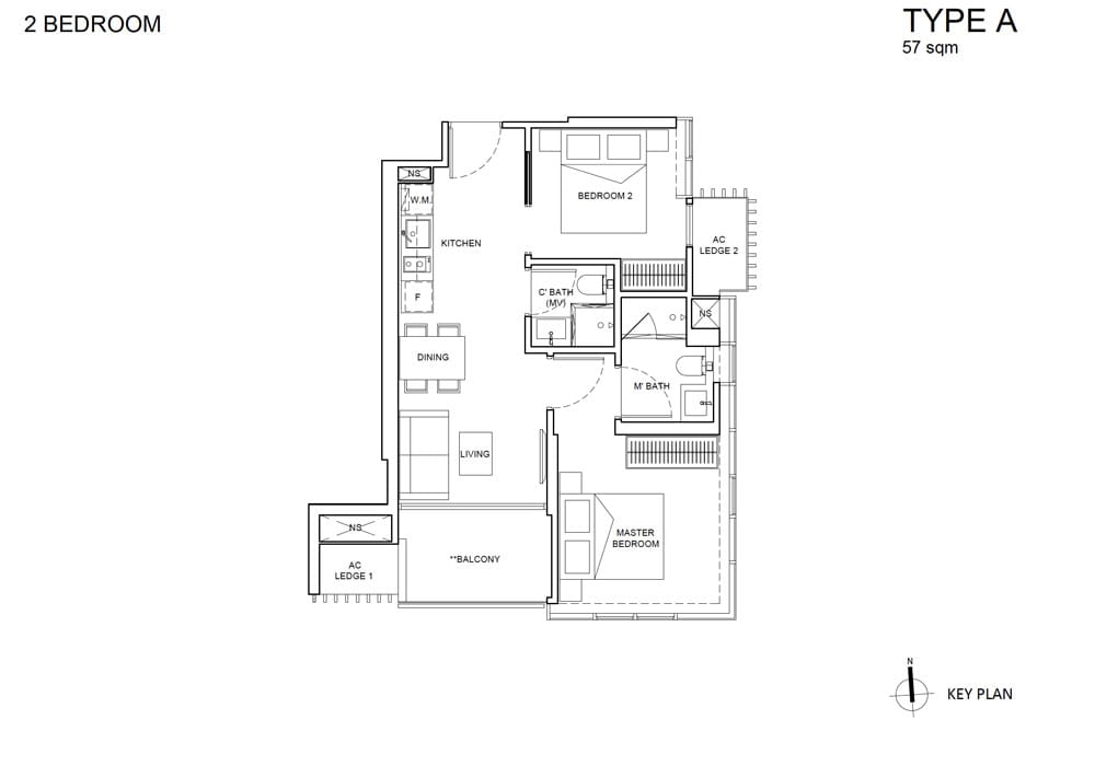 One Meyer - Floor Plan Type A
