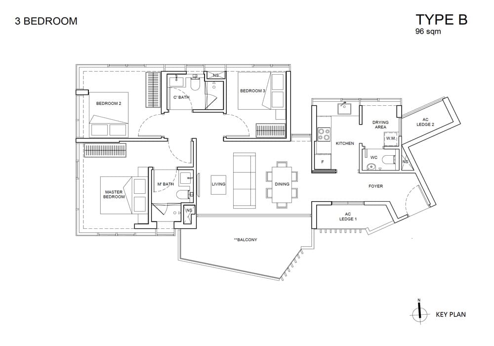 One Meyer - Floor Plan Type B