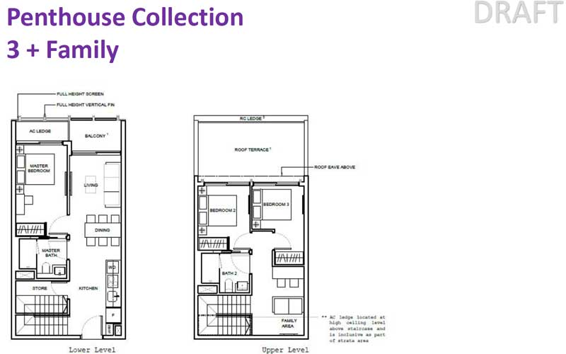 1953 Tessensohn - Floorplans - 3 Bedroom with Family