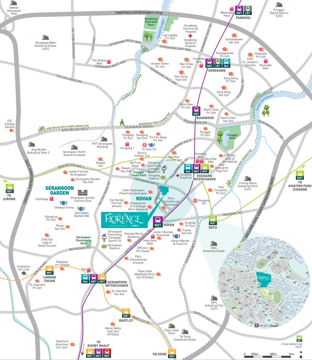 The Florence Residences - Location Map