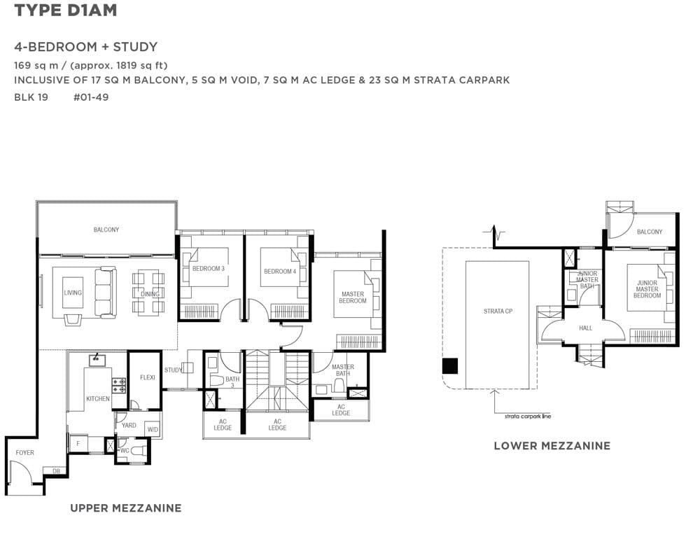 The Gazania - 4 Bedroom with Study Floor Plan