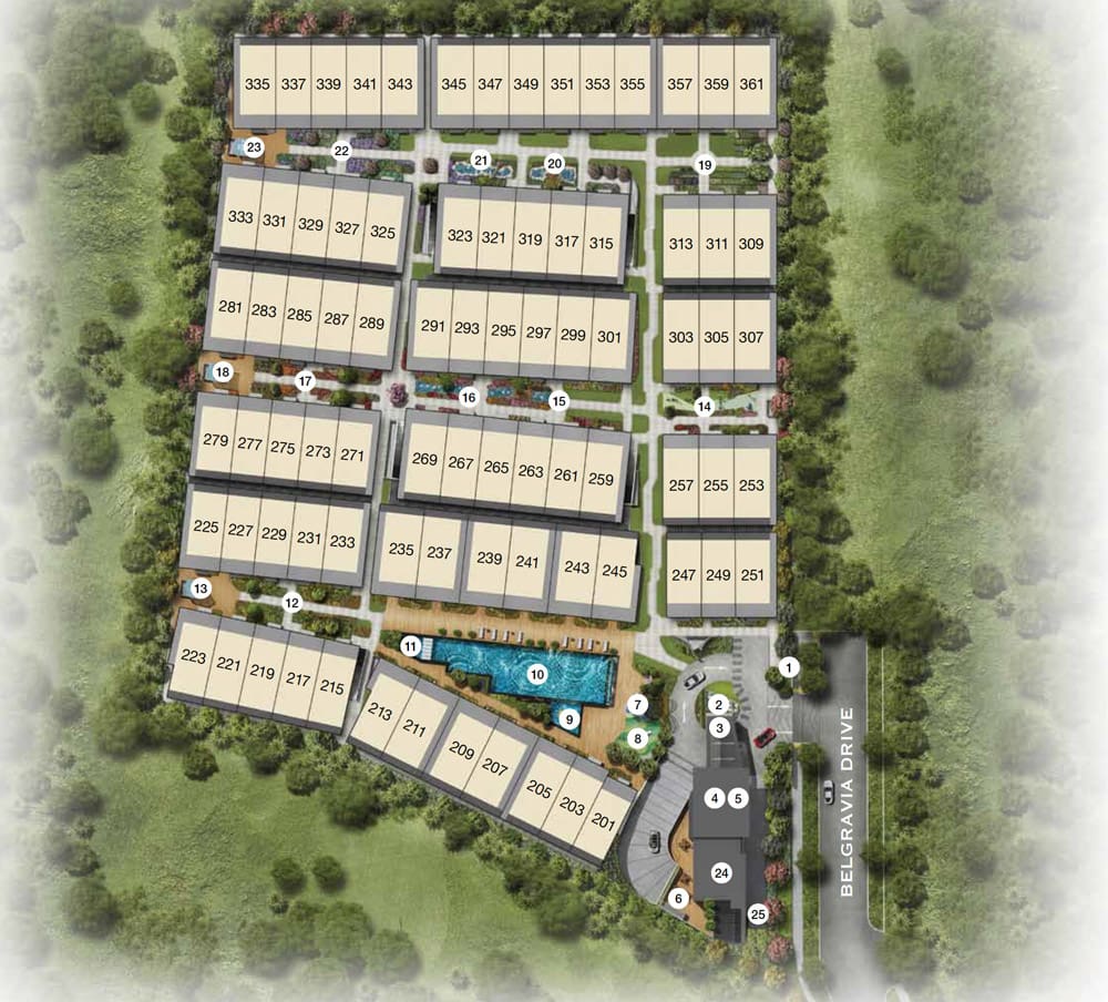 Belgravia Green - Site Plan