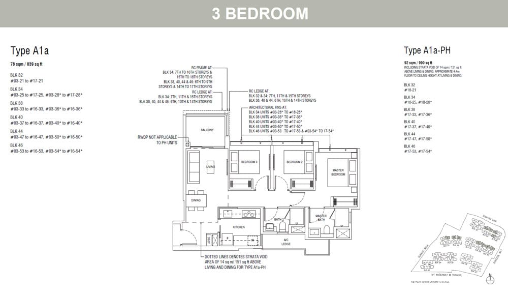 Piermont Grand EC - Floor Plan - 3 Bedroom