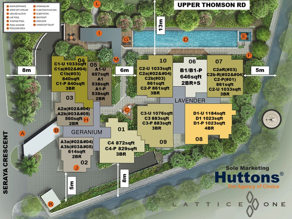 Site Plan of Lattice One