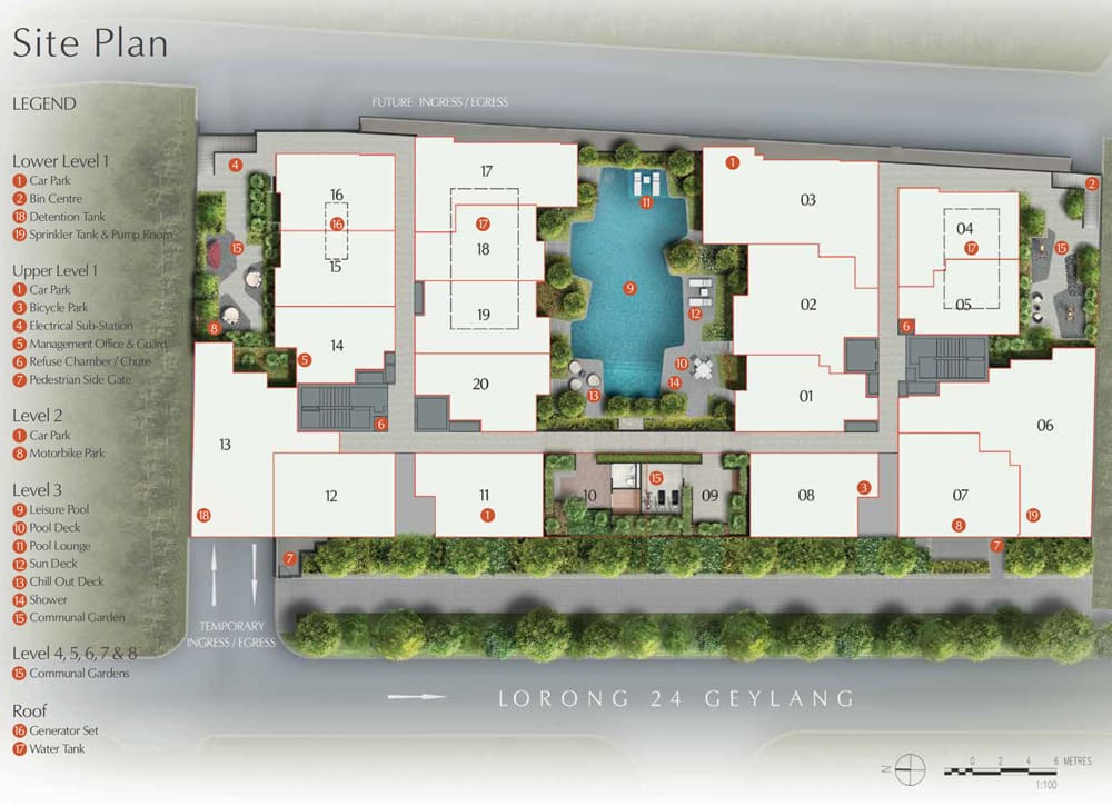 Site Plan of Rezi 24