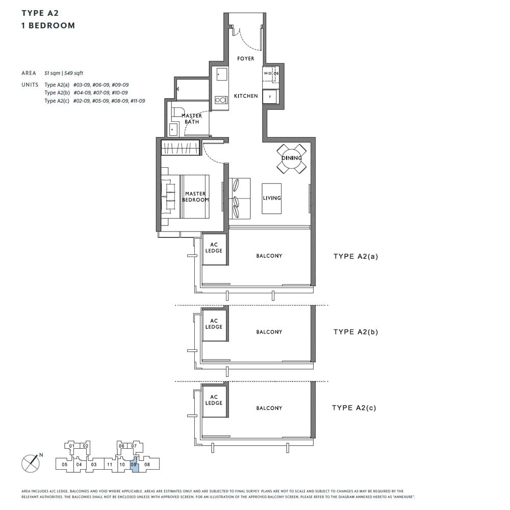The Hyde - Floorplan - 1 Bedroom