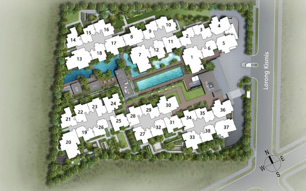 View at Kismis - Site Plan