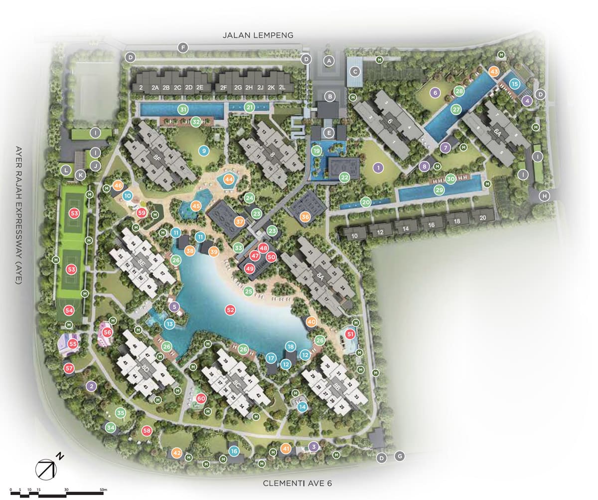 Parc Clematis - Site Plan