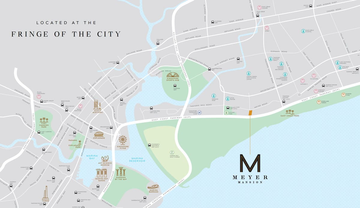 Location Map of Meyer Mansion