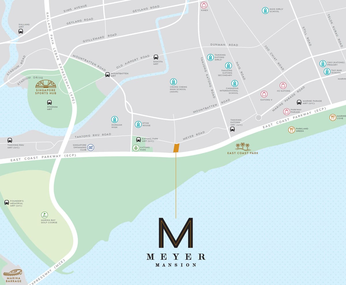 Location of Meyer Mansion