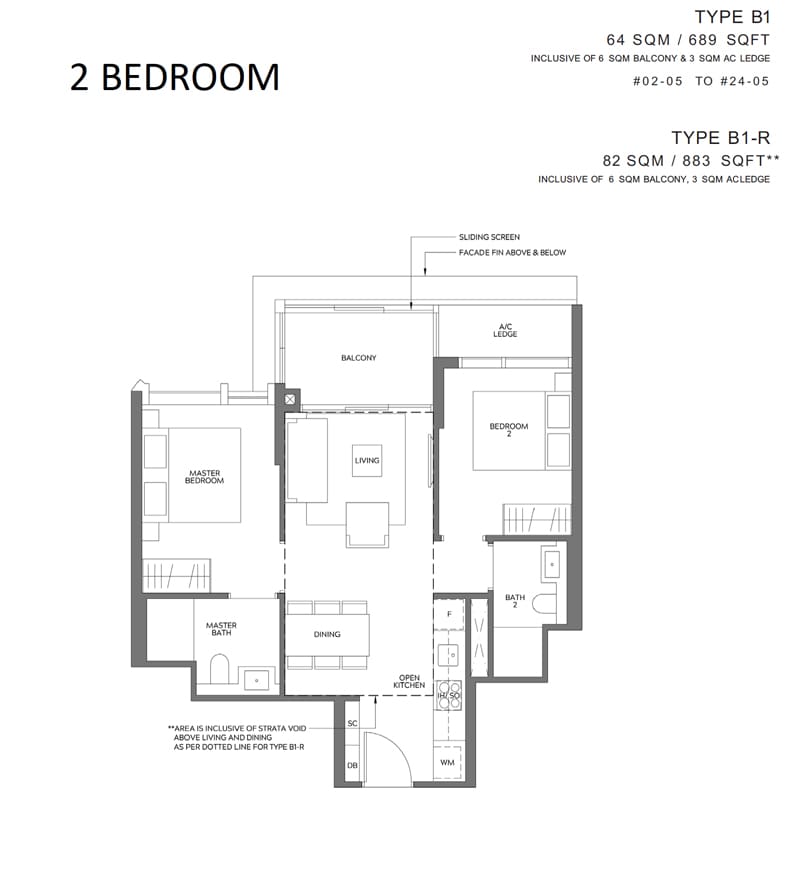 Meyer Mansion - Floor Plans - 2 Bedroom