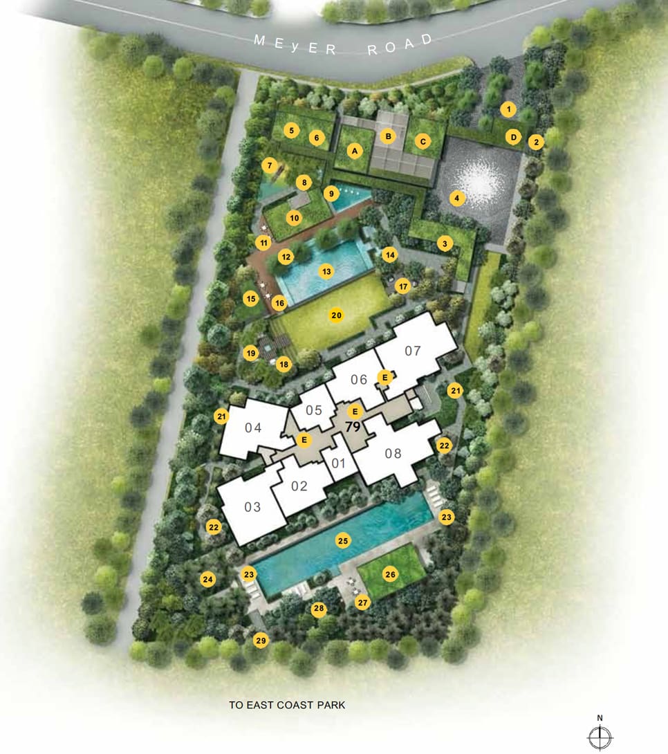 Site Plan of Meyer Mansion