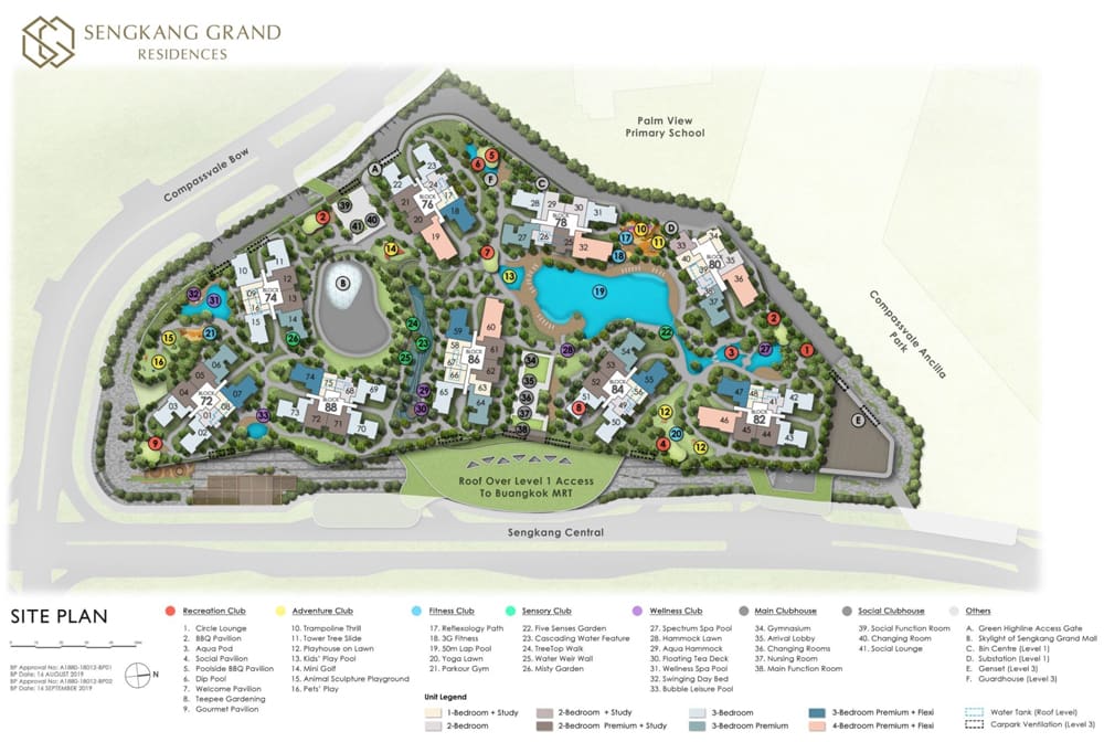 Sengkang Grand Residences - Site Map